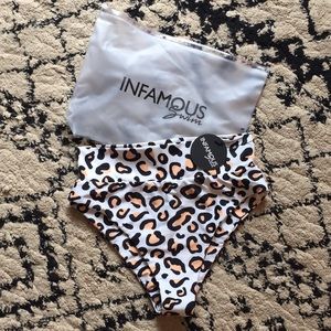 Infamous Swim High waisted bikini bottoms